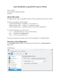 Snort 2.9.9.X on Opensuse Leap 42.2