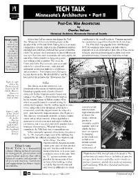 TECH TALK • Minnesota's Architecture
