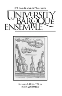 Baroque Ensemble Program 12-6-18.Pdf