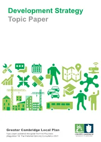 Development Strategy Topic Paper
