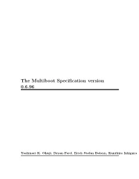 Multiboot Specification Version 0.6.96