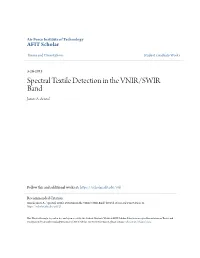 Spectral Textile Detection in the VNIR/SWIR Band James A