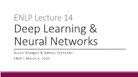 Deep Learning and Neural Networks