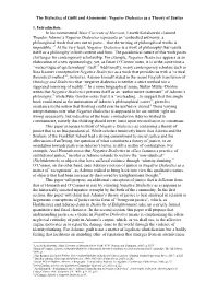 The Dialectics of Guilt and Atonement: Negative Dialectics As a Theory of Justice