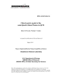 Chiral Matrix Model of the Semi-Quark Gluon Plasma in QCD