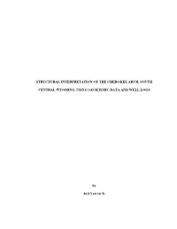 Structural Interpretation of the Cherokee Arch, South