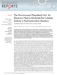 An Electronic Nest to Modulate the Catalytic Activity in Hydroamination