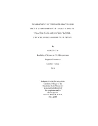 Development of Testing Protocols For