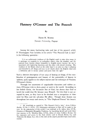 Flannery O'connor and the Peacock