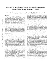 In Search of Optimal Data Placement for Eliminating Write Amplification in Log-Structured Storage