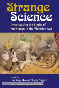 Investigating the Limits of Knowledge in the Victorian Age