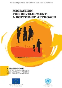 Migration for Development: a Bottom-Up Approach