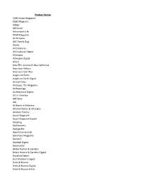 Product Names 5280 Home Magazine 5280 Magazine Adage Additude