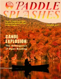 CANOE EXPLOSION: the Resurgence of Open Boating