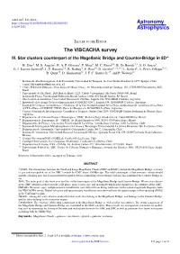 III. Star Clusters Counterpart of the Magellanic Bridge and Counter-Bridge in 8D?