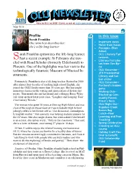 OLLI at USM Newsletter May 2014