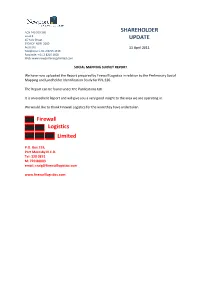 Social Mapping Survey Report