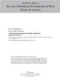 A Measure Theoretic Approach to Higher Codimension Mean