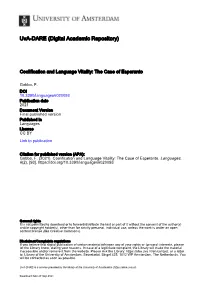 Coolification and Language Vitality: the Case of Esperanto