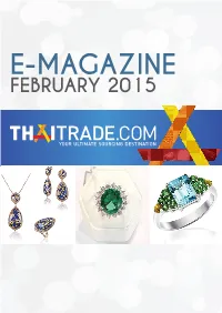 February 2015 Table of Contents