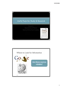 Manage Your Information