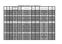 Bhandara District Csc Center List