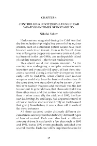 Nuclear Weapons Security Crises