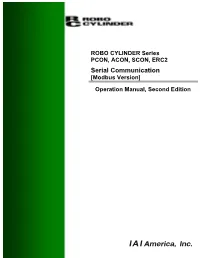 Serial Communication [Modbus Version]