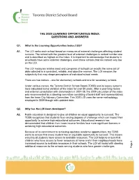 The 2020 Learning Opportunities Index: Questions and Answers