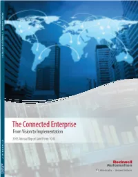 The Connected Enterprise from Vision to Implementation 2015 Annual Report and Form 10-K 2015 Financial Highlights