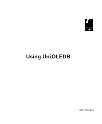 Using Unioledb