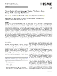 Polysaccharide Niche Partitioning of Distinct Polaribacter Clades During North Sea Spring Algal Blooms