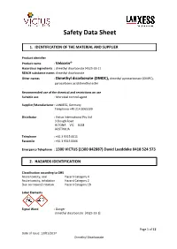 Safety Data Sheet