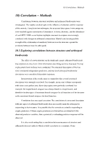 10) Correlation - Methods