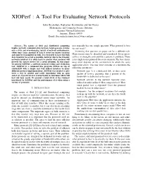 A Tool for Evaluating Network Protocols