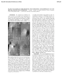 Plains Volcanism on Mars Revisited: the Topography and Morphology of Low Shields and Related Landforms