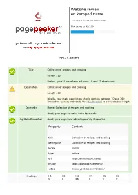 Website Review En.Kampod.Name