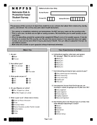2016 Questionnaire