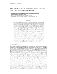 Comparative Study of Caffe, Neon, Theano, and Torch
