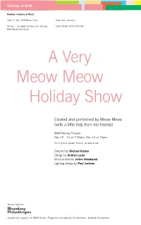 Program Notes