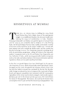 Rendezvous at Mumbai