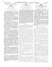 CONGRESSIONAL RECORD— Extensions of Remarks E 1627