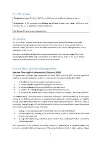 Introduction Current Plans, Policies And