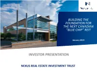 Merger Between Edgefront REIT and Nobel REIT