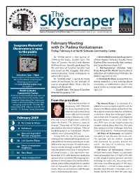 Newsletter Archive the Skyscraper February 2009