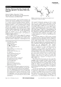 Why Does TNA Cross-Pair More Strongly with RNA Than with DNA? an Answer from X-Ray Analysis**