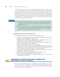 9.7 Summary of Substitution and Elimination Reactions of Alkyl Halides 421