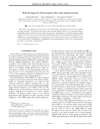 Mode Decomposed Chiral Magnetic Effect and Rotating Fermions