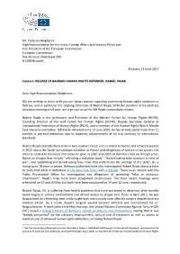 Ms. Federica Mogherini High Representative For