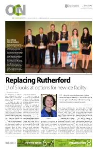 Replacing Rutherford U of S Looks at Options for New Ice Facility  Colleen Macpherson the University of Saskatch- Versity Sport Competition